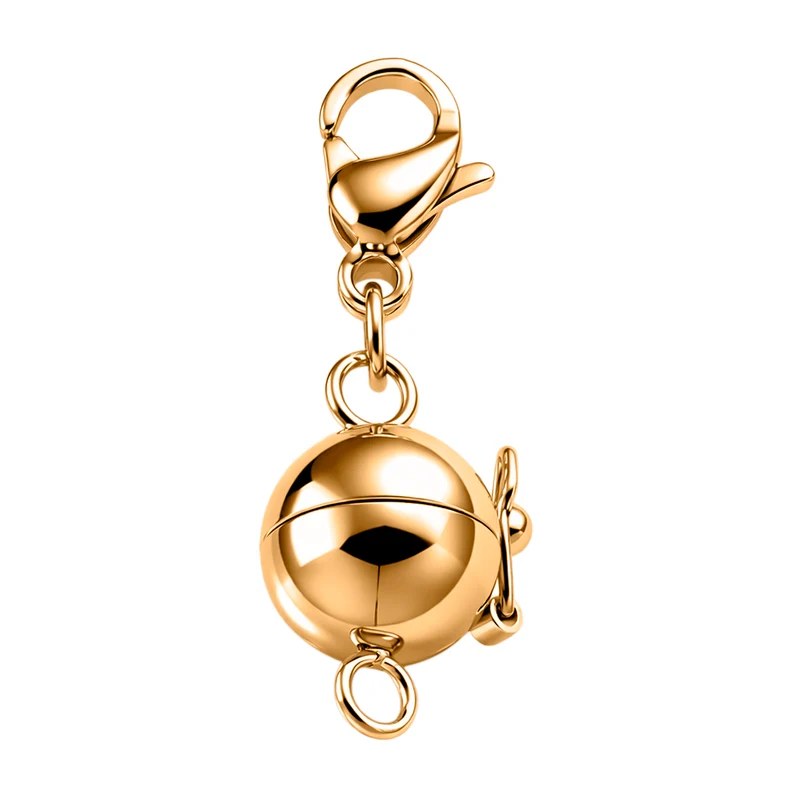 2er Set - 316L Edelstahl Magnetschließen ca. 3,00g, Bicolor