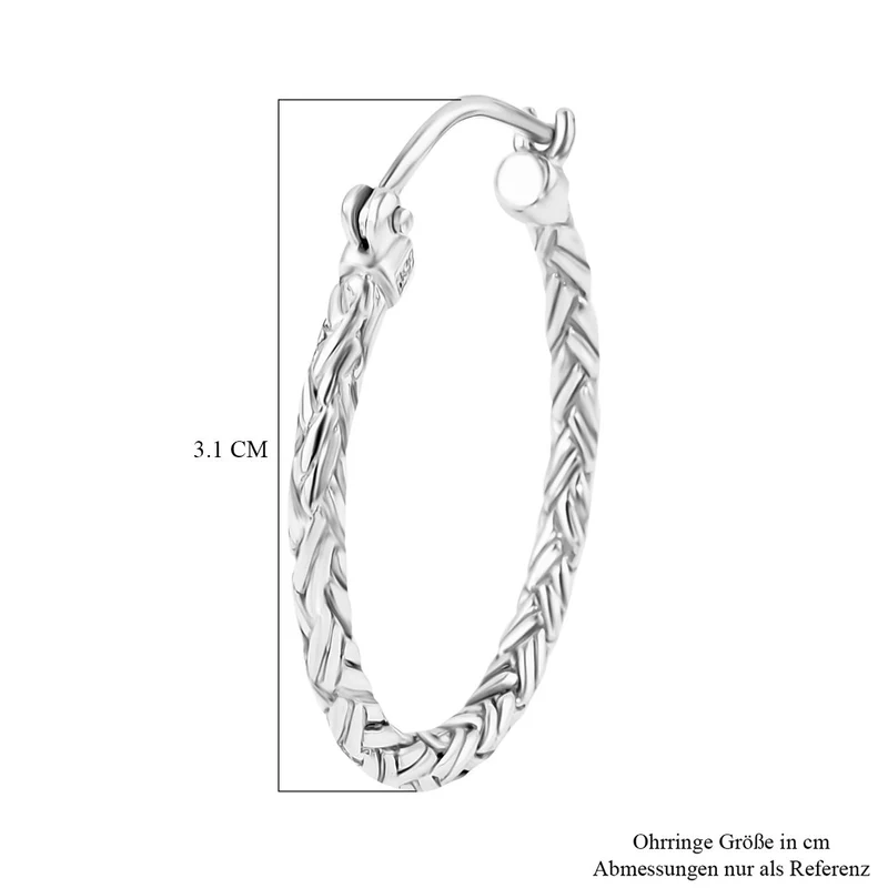 925 Silber Ohrringe 6,37g