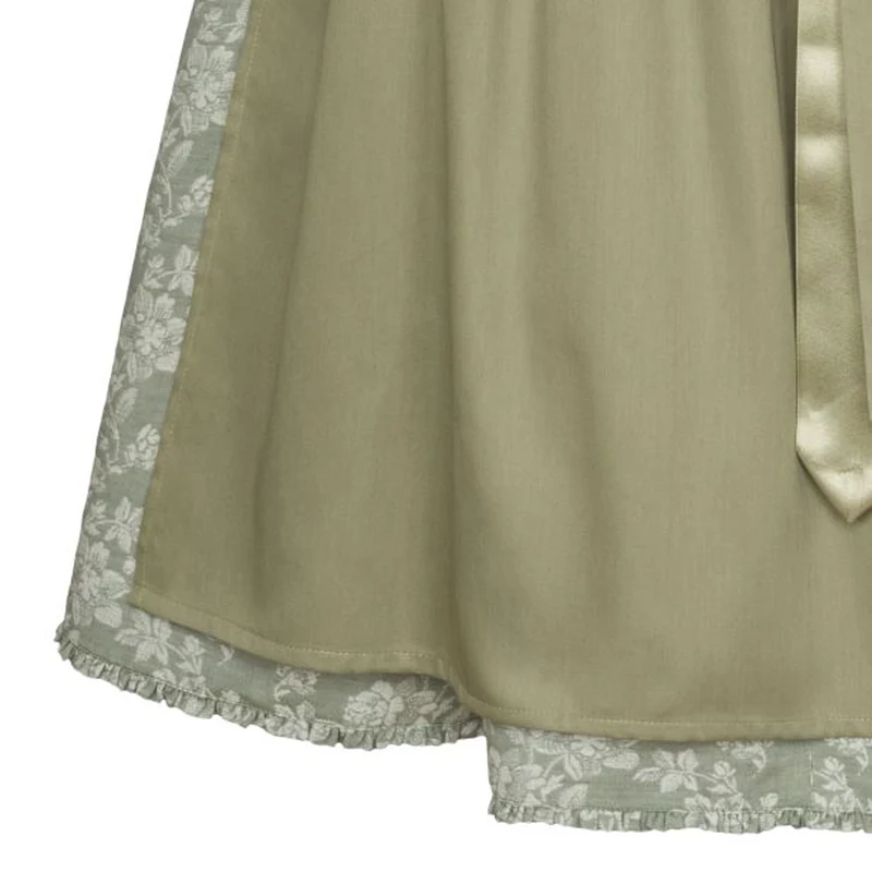 Alpenfee Dirndl Alma Mint Grün Blumenmuster 70cm