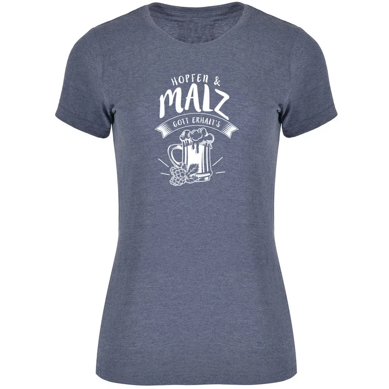 Hopfen und Malz Damen T-shirt