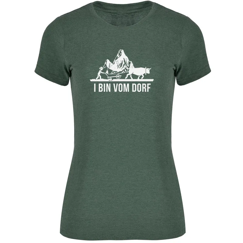 I bin vom Dorf Damen T-shirt