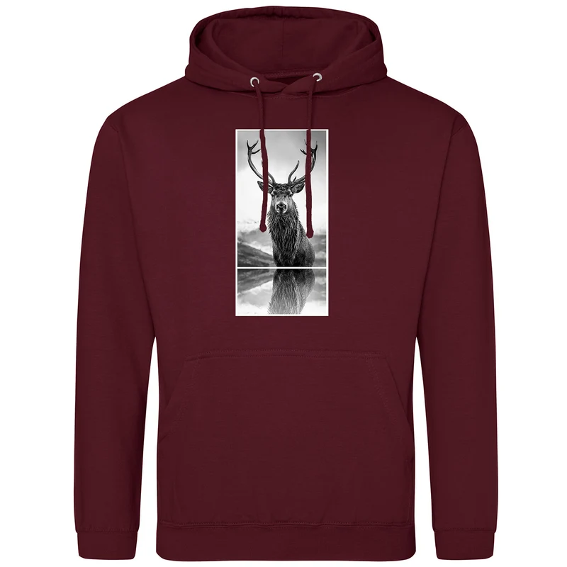Trachtenhoodie Hirsch
