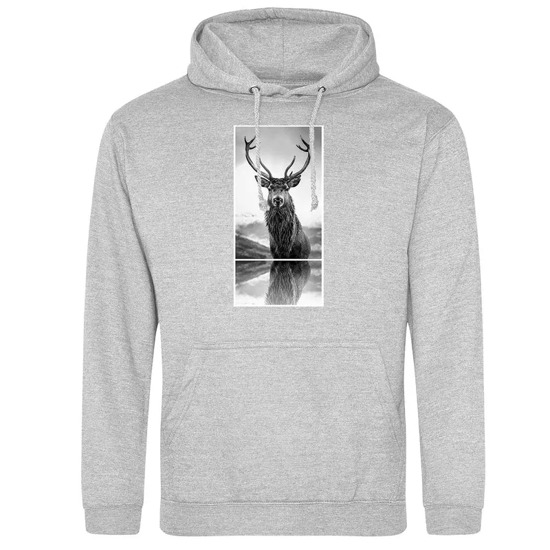 Trachtenhoodie Hirsch