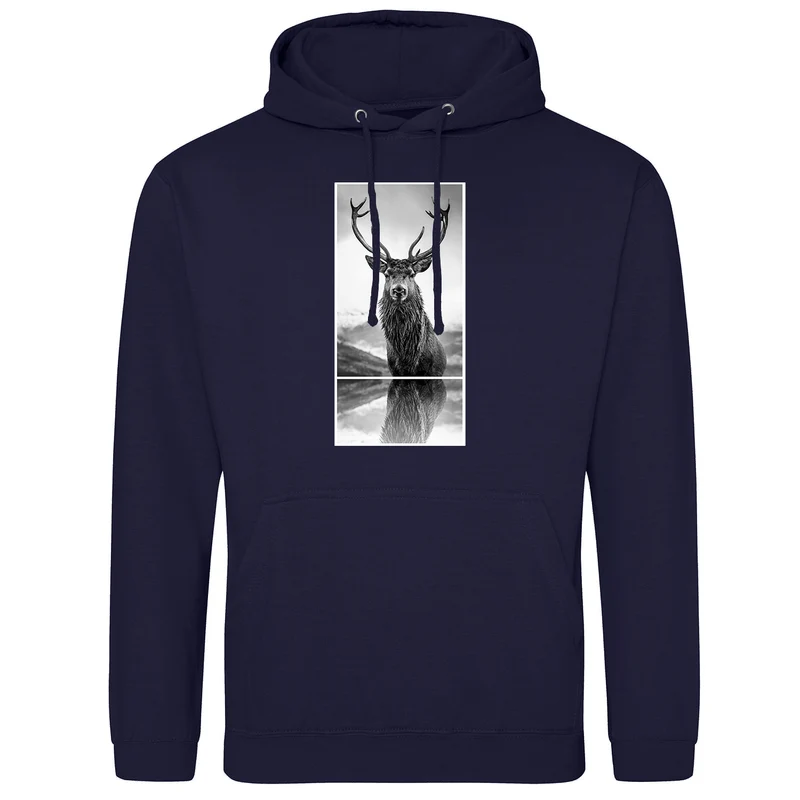 Trachtenhoodie Hirsch