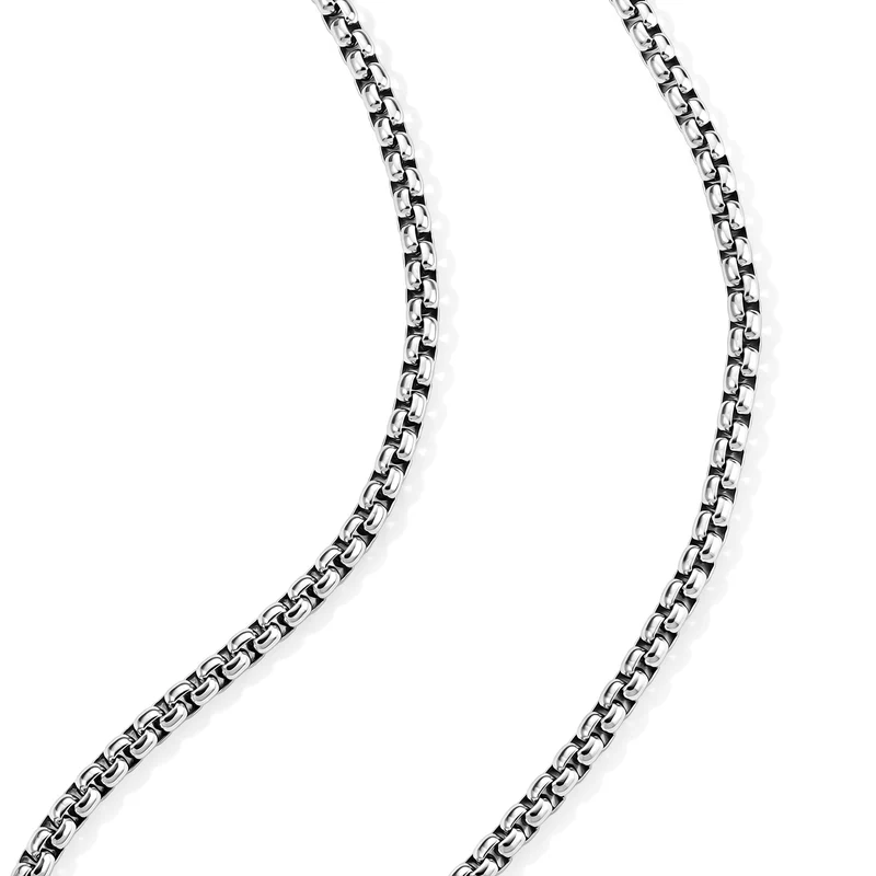 2er Set - 316L Edelstahl Herringbone und Venezianische Box Ketten, ca. 32,90 g