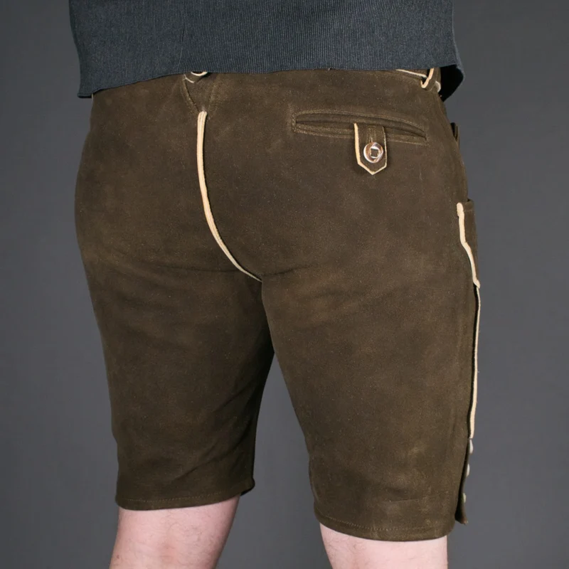 Datschi Trachten Lederhose Fonsi Sämisch Braun