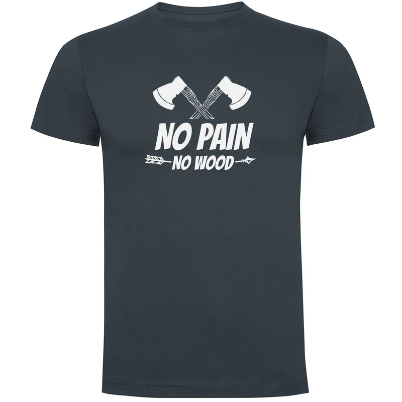 No Pain No Wood Herren T-shirt