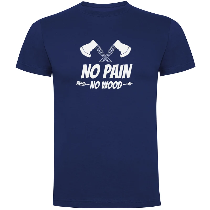 No Pain No Wood Herren T-shirt