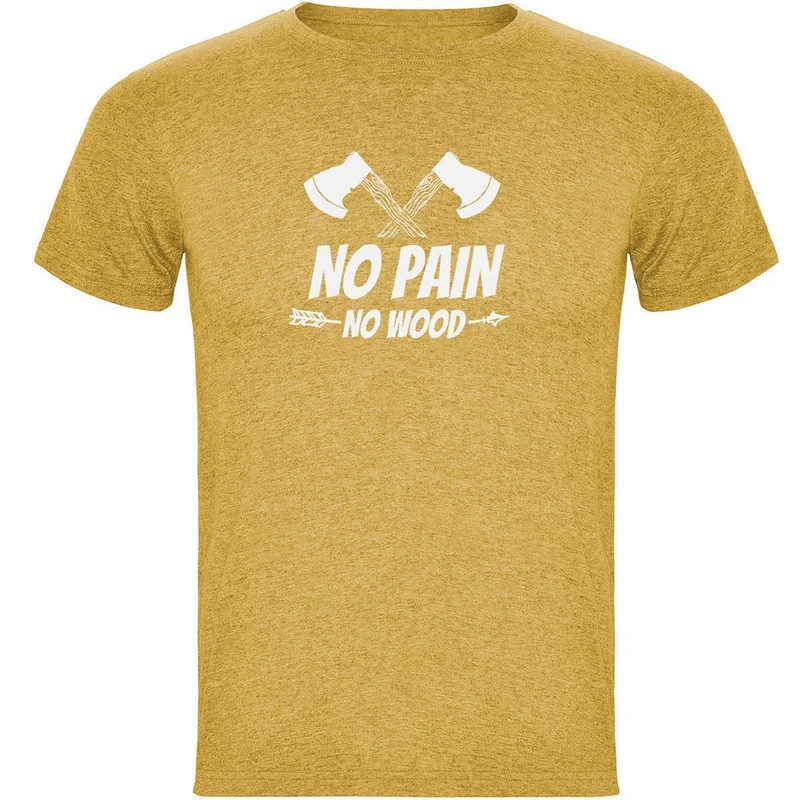 No Pain No Wood Herren T-shirt