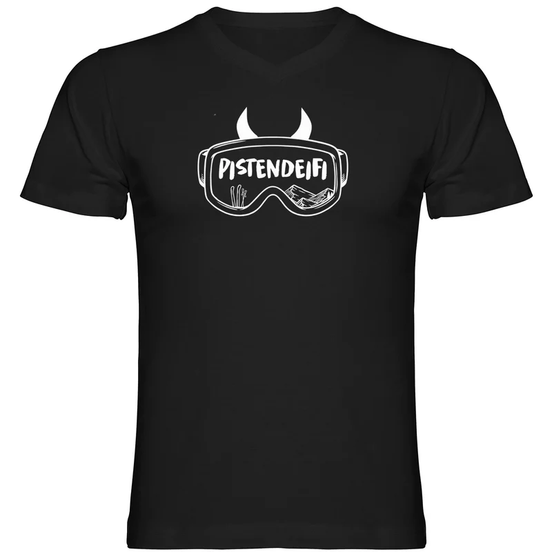 Pistendeifi Tshirt Herren V-Ausschnitt