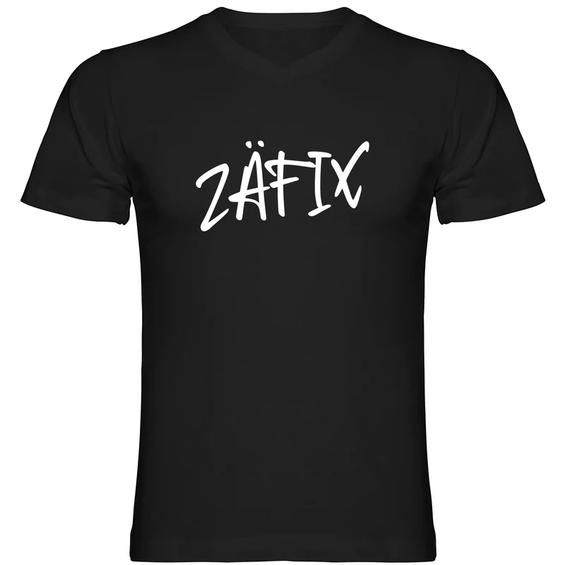ZÄFIX Herren Tshirt V-Ausschnitt