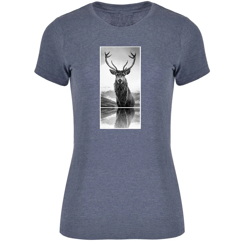 Hirsch Damen Tshirt