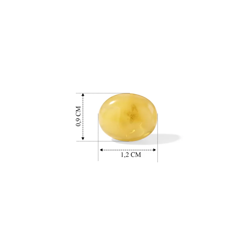 D'Joy Natürlicher Baltischer Bernstein Ohrringe 925 Silber Vergoldet 3.25 ct