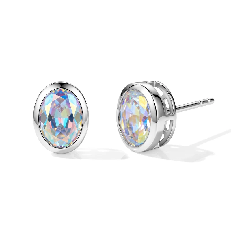 D'Joy Merkur mystischer Topas Ohrringe 925 Silber Platiniert ca. 1.80 ct