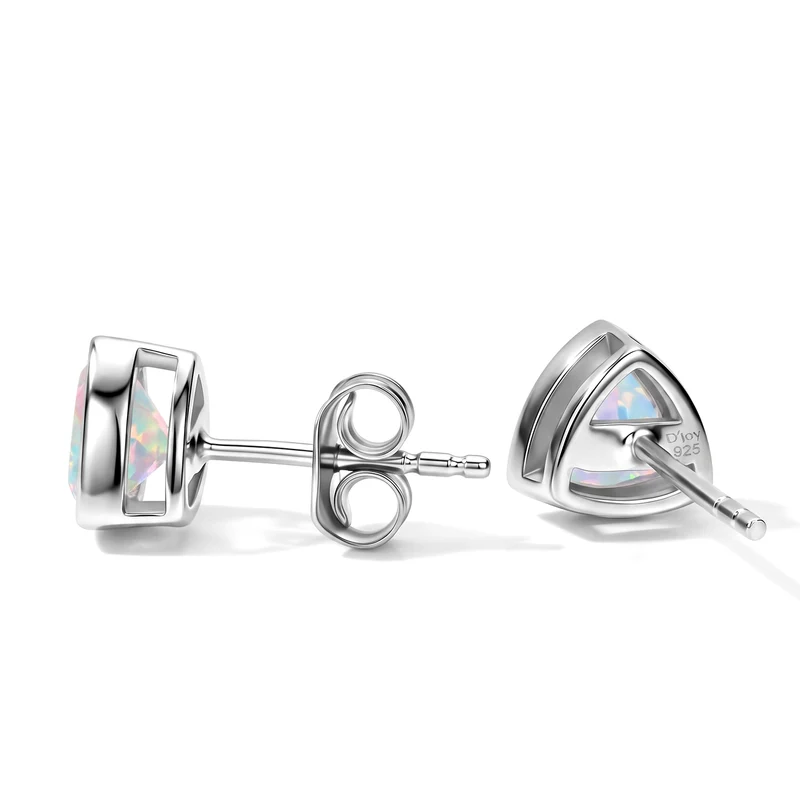 D'Joy Merkur mystischer Topas Ohrringe 925 Silber Platiniert ca. 1.80 ct