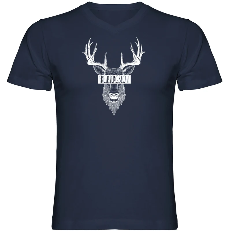 Freibiergsicht Tshirt V-Ausschnitt
