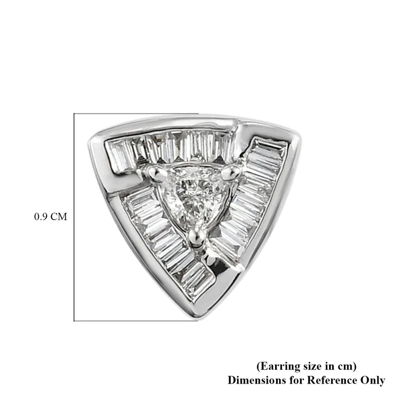 New York Kollektion - Weiße Diamant Ohrringe, SI G-H, 585 Gold ca. 1.00 ct