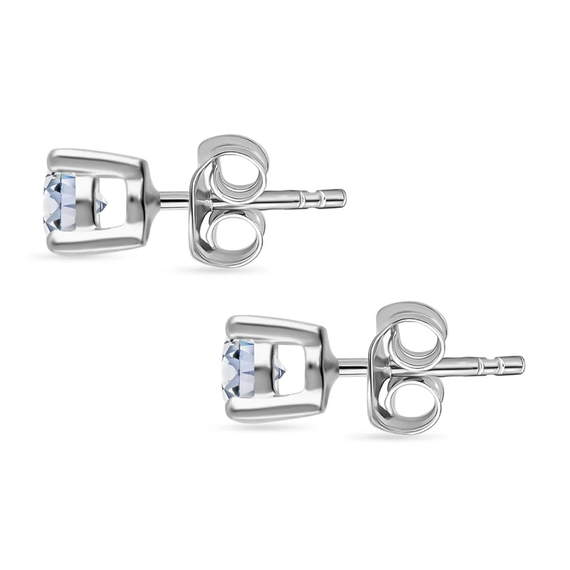 LUXURIANT DIAMOND - Lab Grown Diamant VS-EF SGL zertifiziert Ohrringe 375 Weißgold ca. 0.50 ct