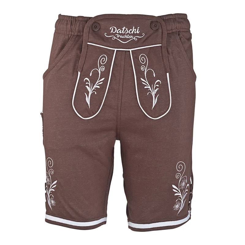 Lederhosen Jogginghose Kurz Braun