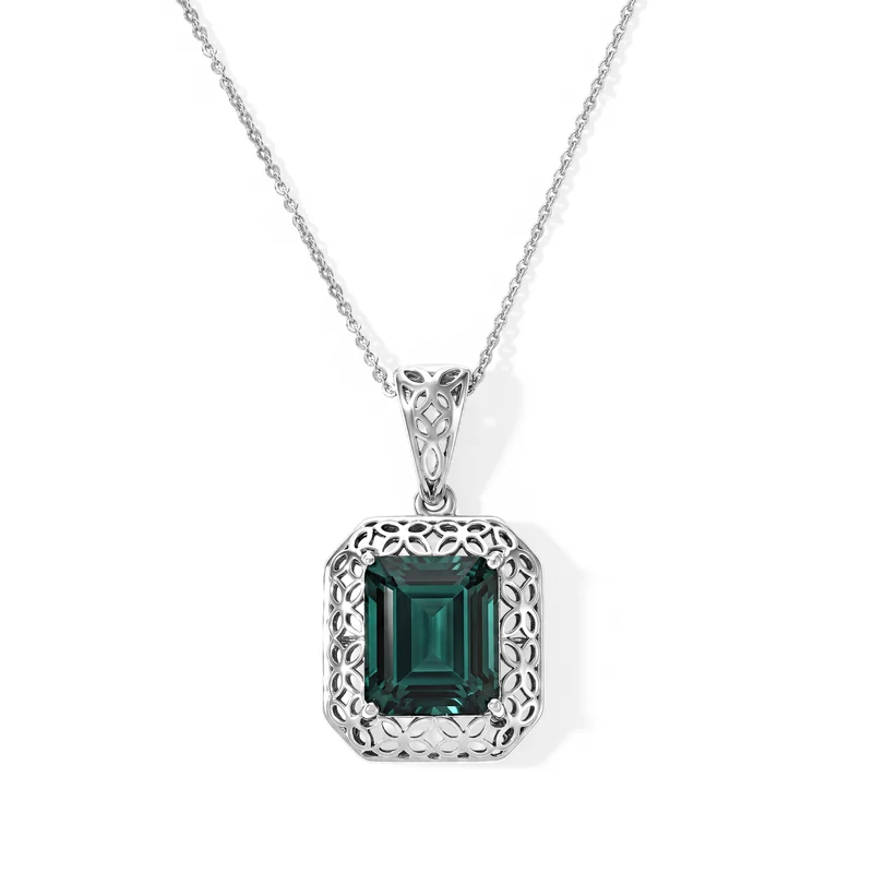 D'Joy Alexandrit Quarz Triplette Schmuckset ca. 50 cm 925 Silber Rhodiniert ca. 6.21 ct