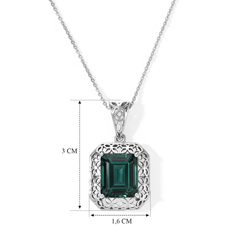 D'Joy Alexandrit Quarz Triplette Schmuckset ca. 50 cm 925 Silber Rhodiniert ca. 6.21 ct