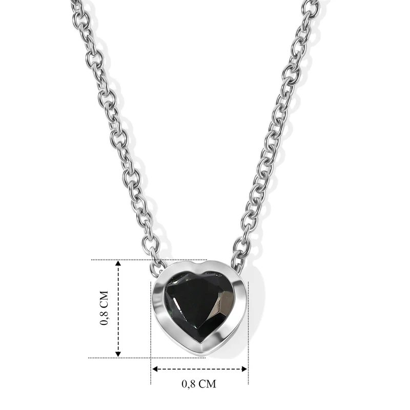 D'Joy Alexandrit Quarz Triplette Anhänger mit Kette, ca. 50 cm 925 Silber Platiniert und Edelstahl Platiniert ca. 1.42 ct