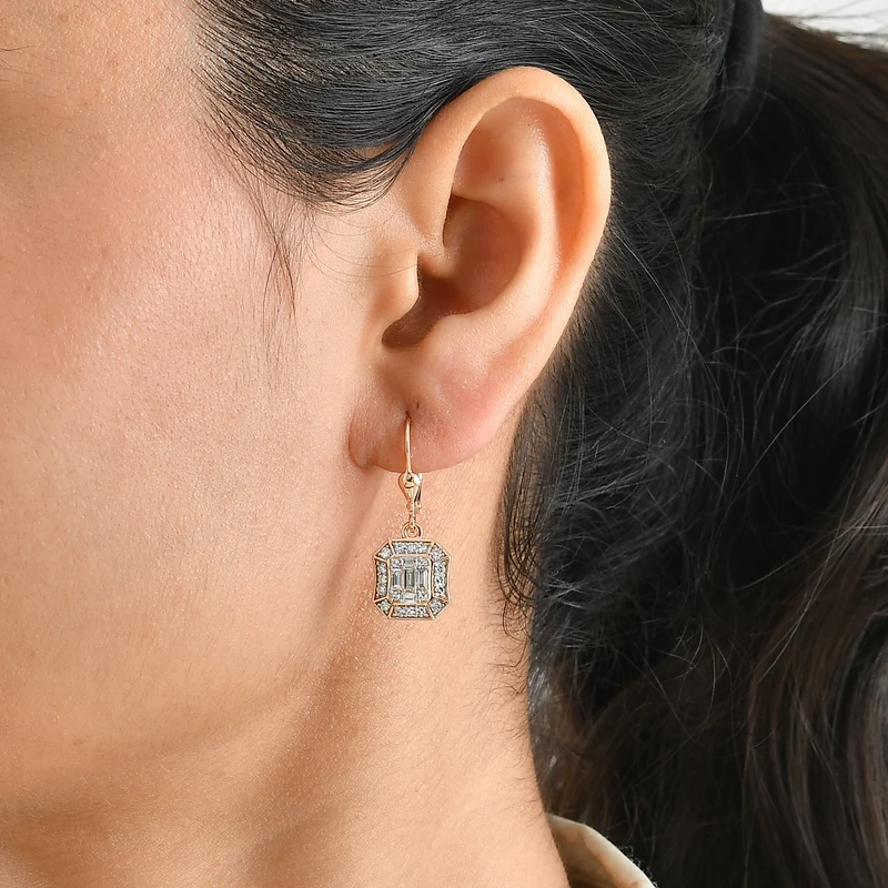 LUXURIANT (8-13 Werktage Lieferzeit) 0,94 ct. SI-GH Labor Diamant Ohrringe, 925 Silber rhodiniert