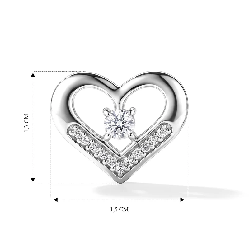 LUXURIANT (8-13 Werktage Lieferzeit) 0,31 ct. SI-GH Labor Diamant Ohrringe, 925 Silber 750 Roségold Vermeil