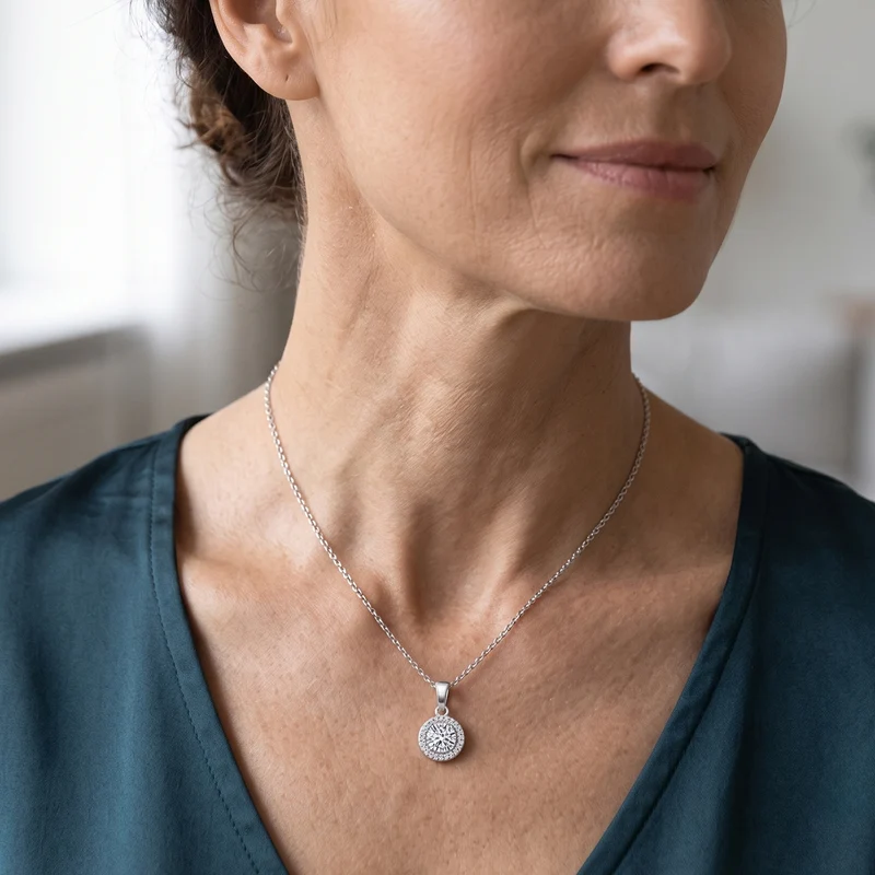 LUXURIANT DIAMOND - Lab Grown Diamant SI-GH Schmuckset (8-13 Werktage Lieferzeit) ca. 50 cm 925 Silber 750 Roségold vermeil ca. 0,50 ct.
