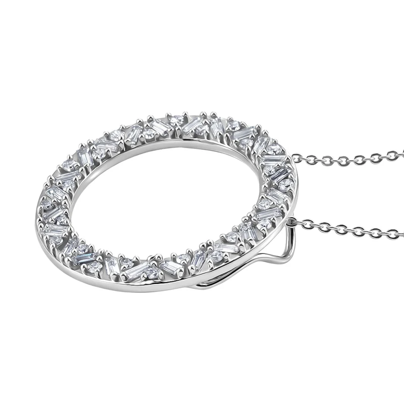 LUXURIANT DIAMOND - Lab Grown Diamant SI-GH Schmuckset (8-13 Werktage Lieferzeit) ca. 50 cm 925 Silber 750 Roségold vermeil ca. 1,01 ct.