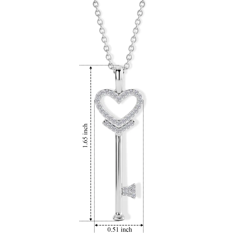 LUXURIANT DIAMOND - Lab Grown Diamant SI-GH Schmuckset (8-13 Werktage Lieferzeit) ca. 50 cm 925 Silber 750 Roségold vermeil ca. 0,26 ct.