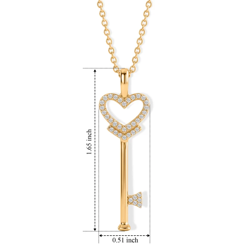 LUXURIANT DIAMOND - Lab Grown Diamant SI-GH Schmuckset (8-13 Werktage Lieferzeit) ca. 50 cm 925 Silber 750 Roségold vermeil ca. 0,26 ct.