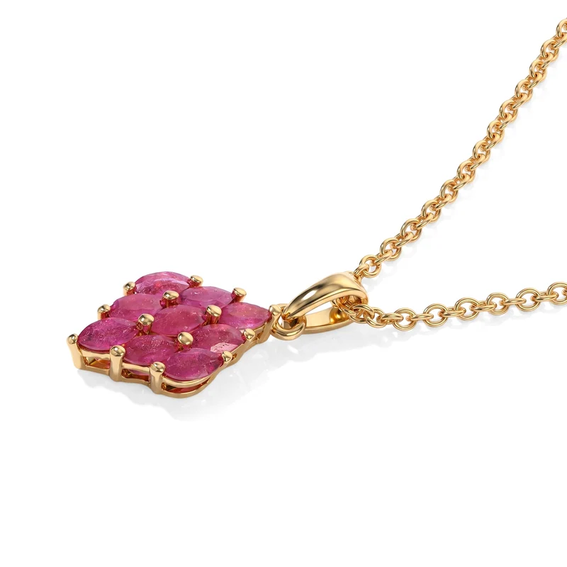 EverTrue Lagunen Apatit Schmuckset, 316L Edelstahl und Bronze mit Gelbgold E-Beschichtung - 1,85 ct.