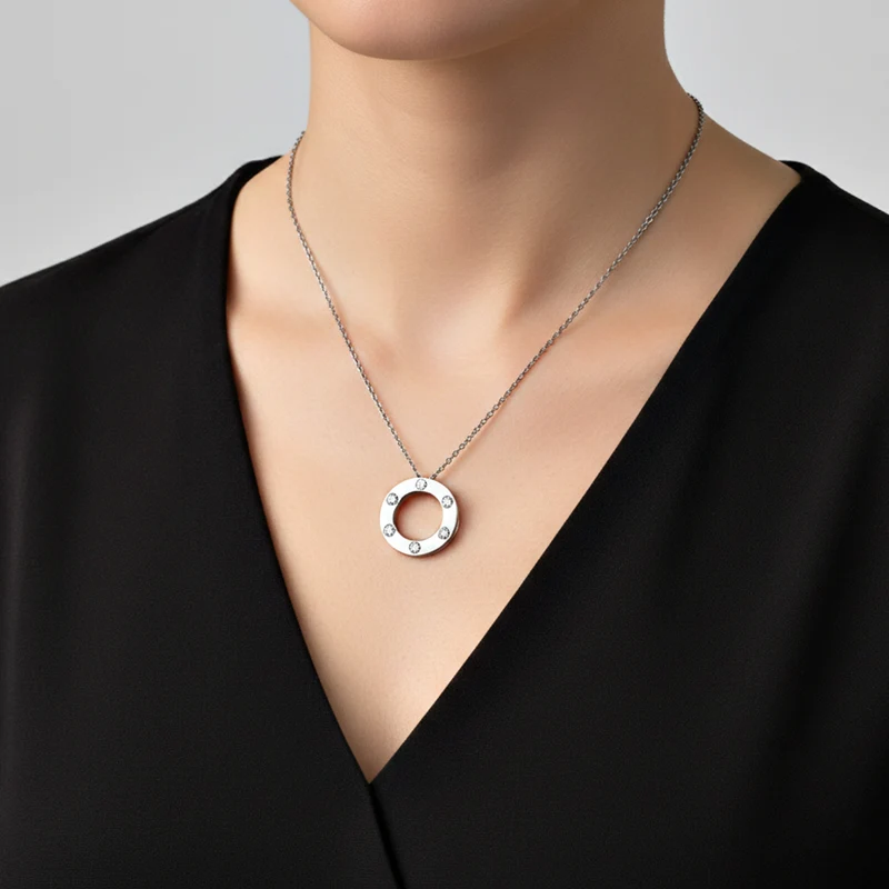 EVER TRUE Moissanit Schmuckset ca. 50 cm ca. 0.63 ct