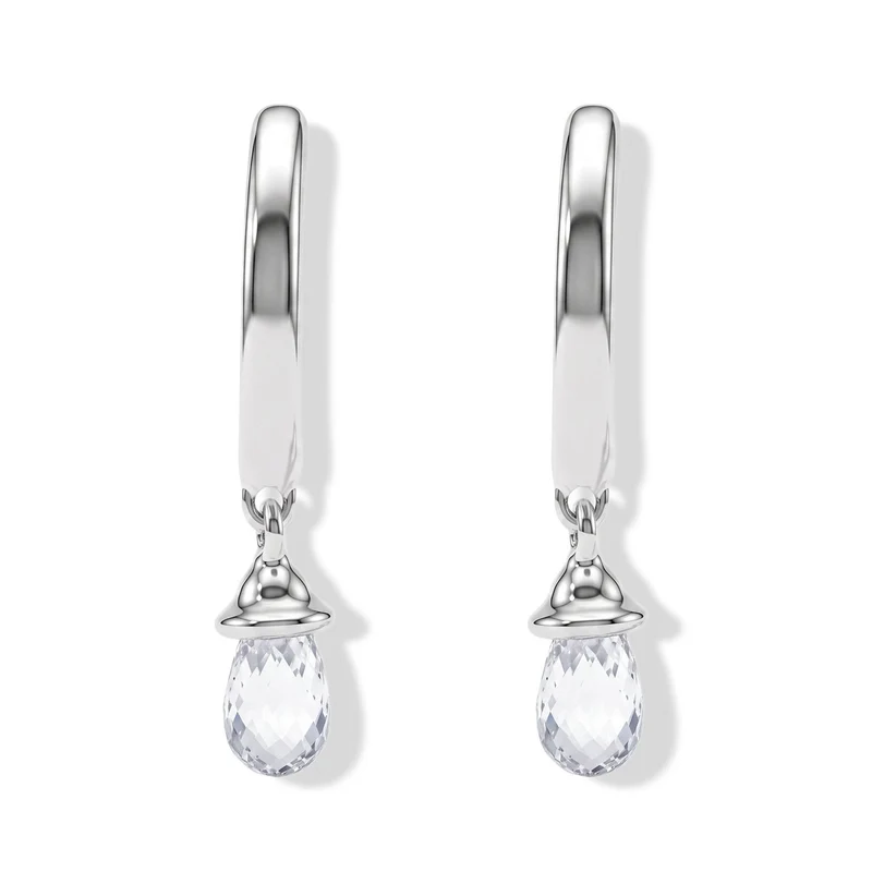 LUXURIANT 2 ct. SGL zertifizierte VS-EF Labor Diamant Ohrringe, 925 Silber 750 Gelbgold Vermeil