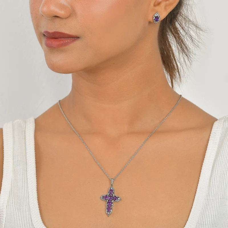 EVER TRUE Himmelblauer Topas Schmuckset ca. 50 cm ca. 4.95 ct