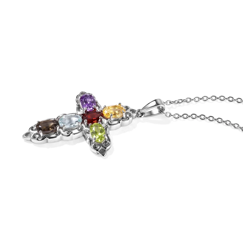 EVER TRUE Himmelblauer Topas Schmuckset ca. 50 cm ca. 4.95 ct