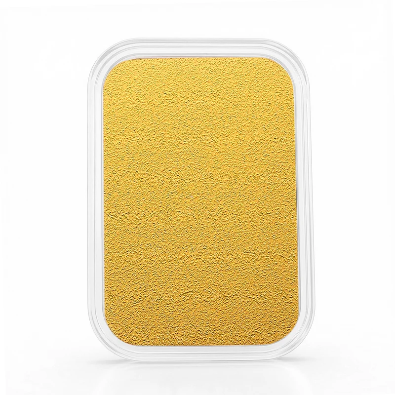 999er Goldfolie mit Freiheitsstatue-Motiv, 4,5x3,1cm, 10mg