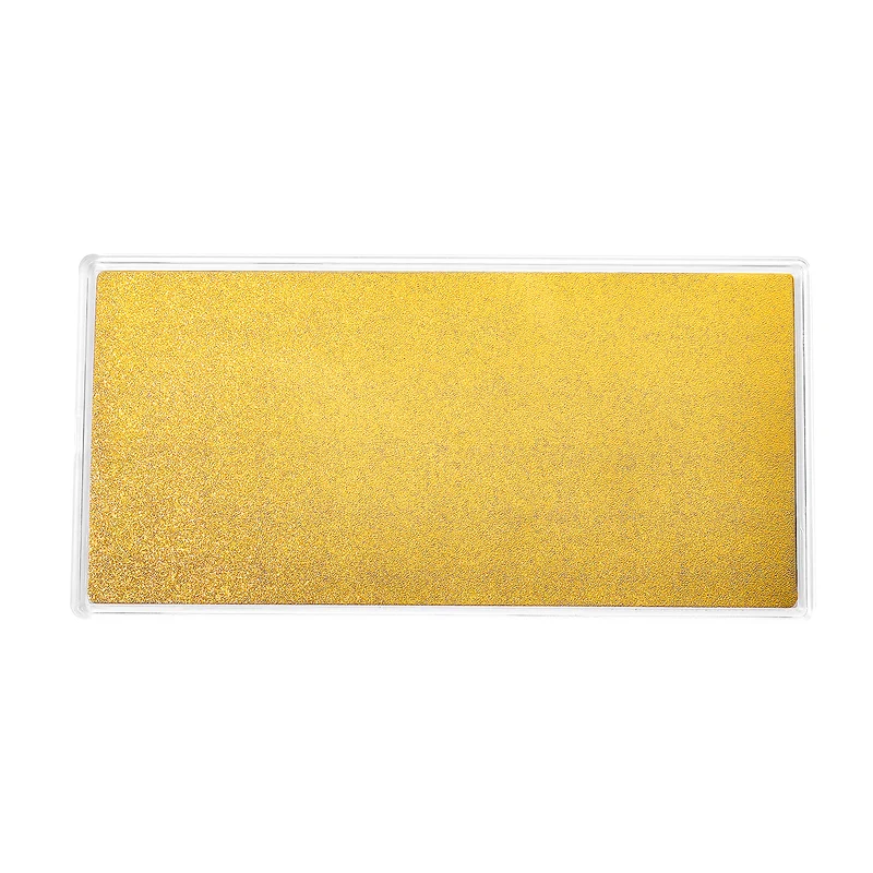 999er Goldfolie mit 7 Pferdemotiven, 15,5x7,5cm, 100mg