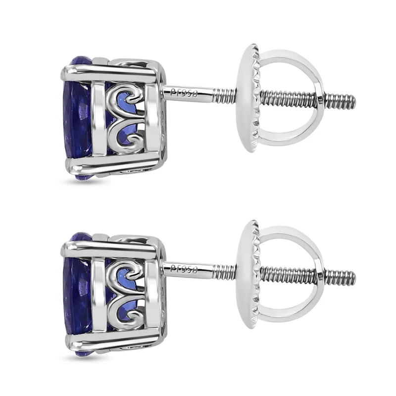 Rhapsody AAAA Tansanit Ohrringe 950 Platin ca. 2,33 ct.