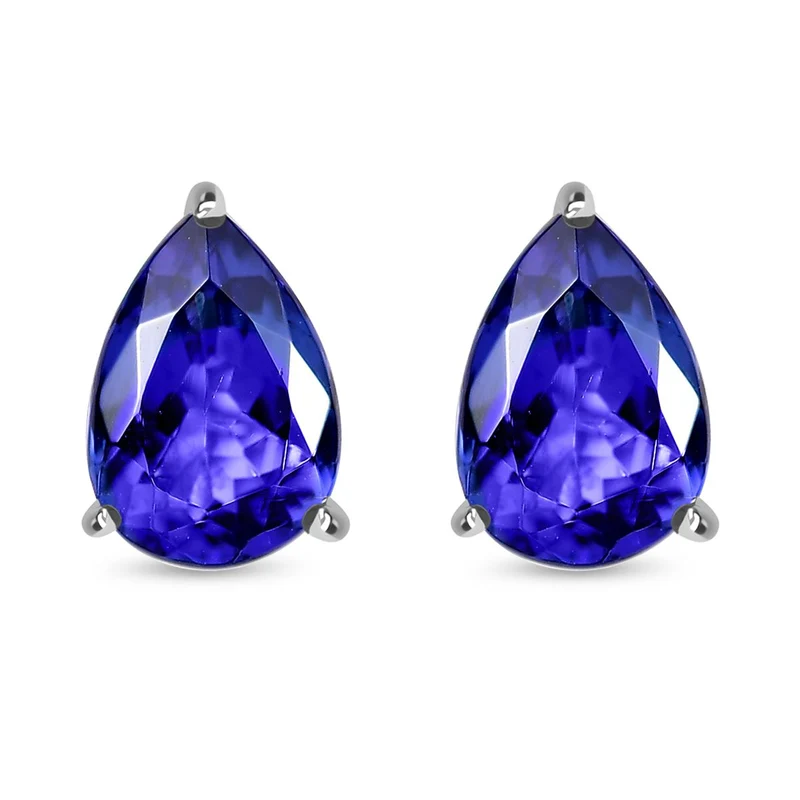 Rhapsody AAAA Tansanit Ohrringe 950 Platin ca. 2,33 ct.