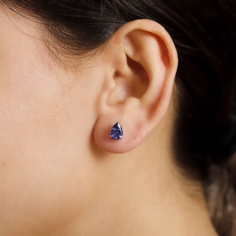 Rhapsody AAAA Tansanit Ohrringe 950 Platin ca. 2,33 ct.