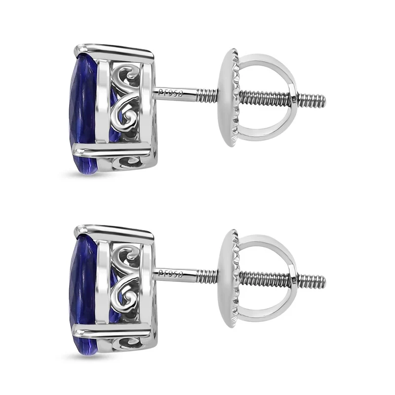 Rhapsody AAAA Tansanit Ohrringe 950 Platin ca. 2,33 ct.