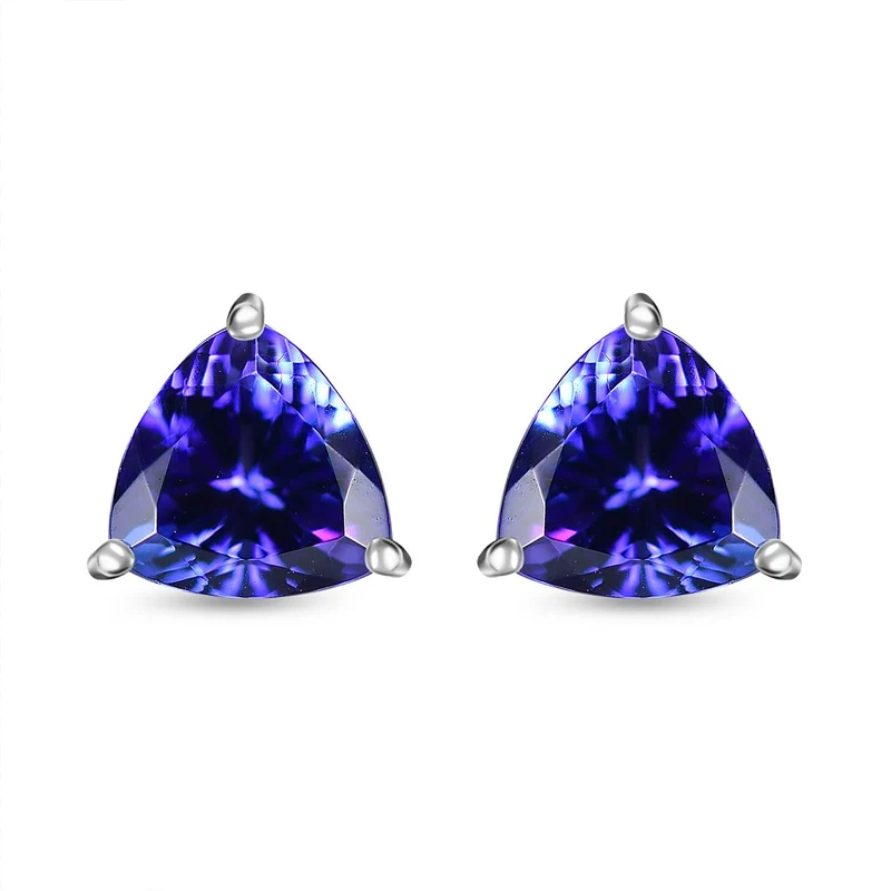 Rhapsody AAAA Tansanit Ohrringe 950 Platin ca. 2,33 ct.