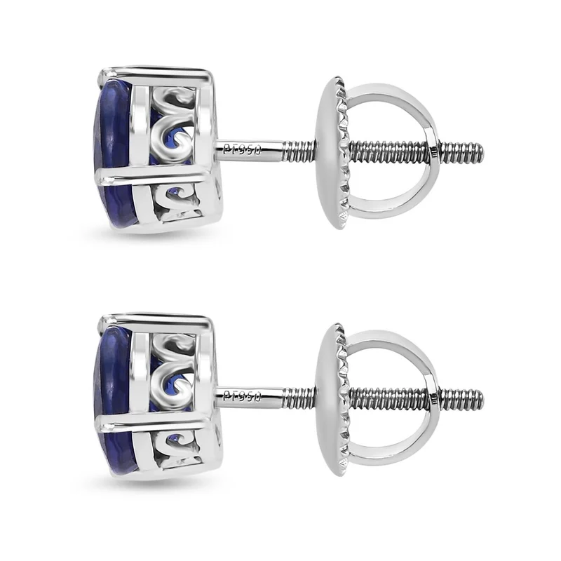 Rhapsody AAAA Tansanit Ohrringe 950 Platin ca. 2,33 ct.