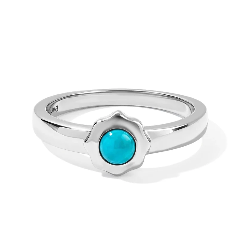 EVER TRUE 3er Set - Sleeping Beauty Türkis Ohrringe, Ring und Armband, (Größe 21.00) ca. 1.74 ct