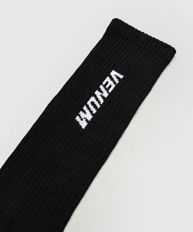 Chaussettes mi-longues Venum Essential – Noir/Blanc