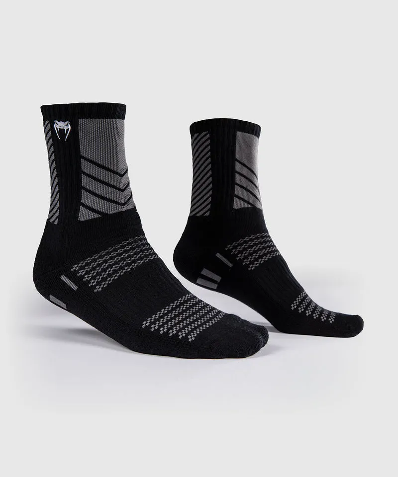 Pack de 3 Paires de Chaussettes Mi-longues Venum Vector - Noir/Gris