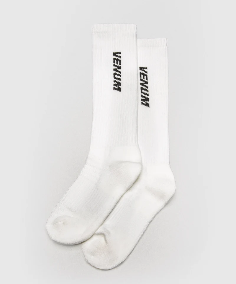 Chaussettes mi-longues Venum Essential – Blanc/Noir