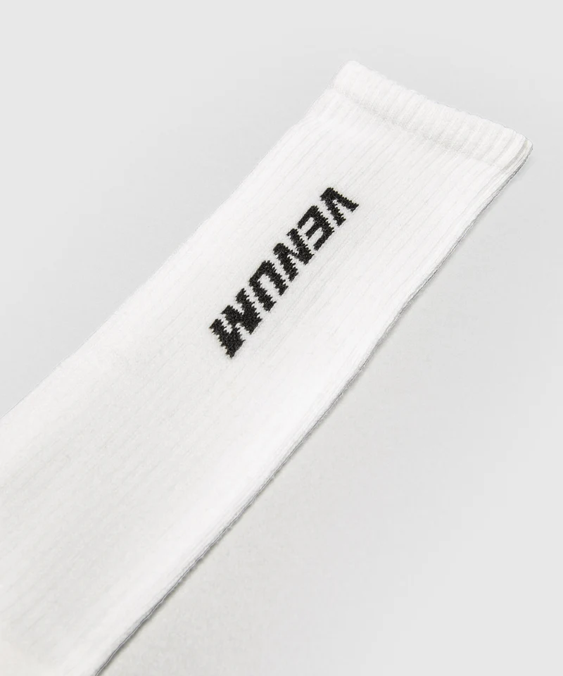 Chaussettes mi-longues Venum Essential – Blanc/Noir